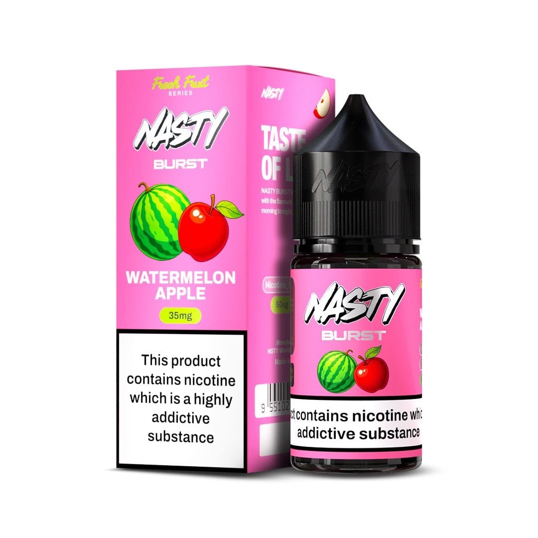 Nasty-Brust-Watermelon-Apple-Salt-Likit.jpg Nasty Brust Watermelon Apple Salt Likit - Görsel 1