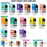 Nasty Burst Salt Likit 5 li Paket - Görsel 2