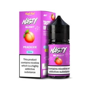 Nasty Brust Peach Ice Salt Likit - 50 mg