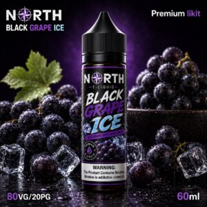 North Black Grape Ice Likit 60ml - 6 mg