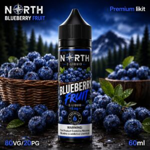 North Blueberry Fruit Likit 60ml - 3 mg