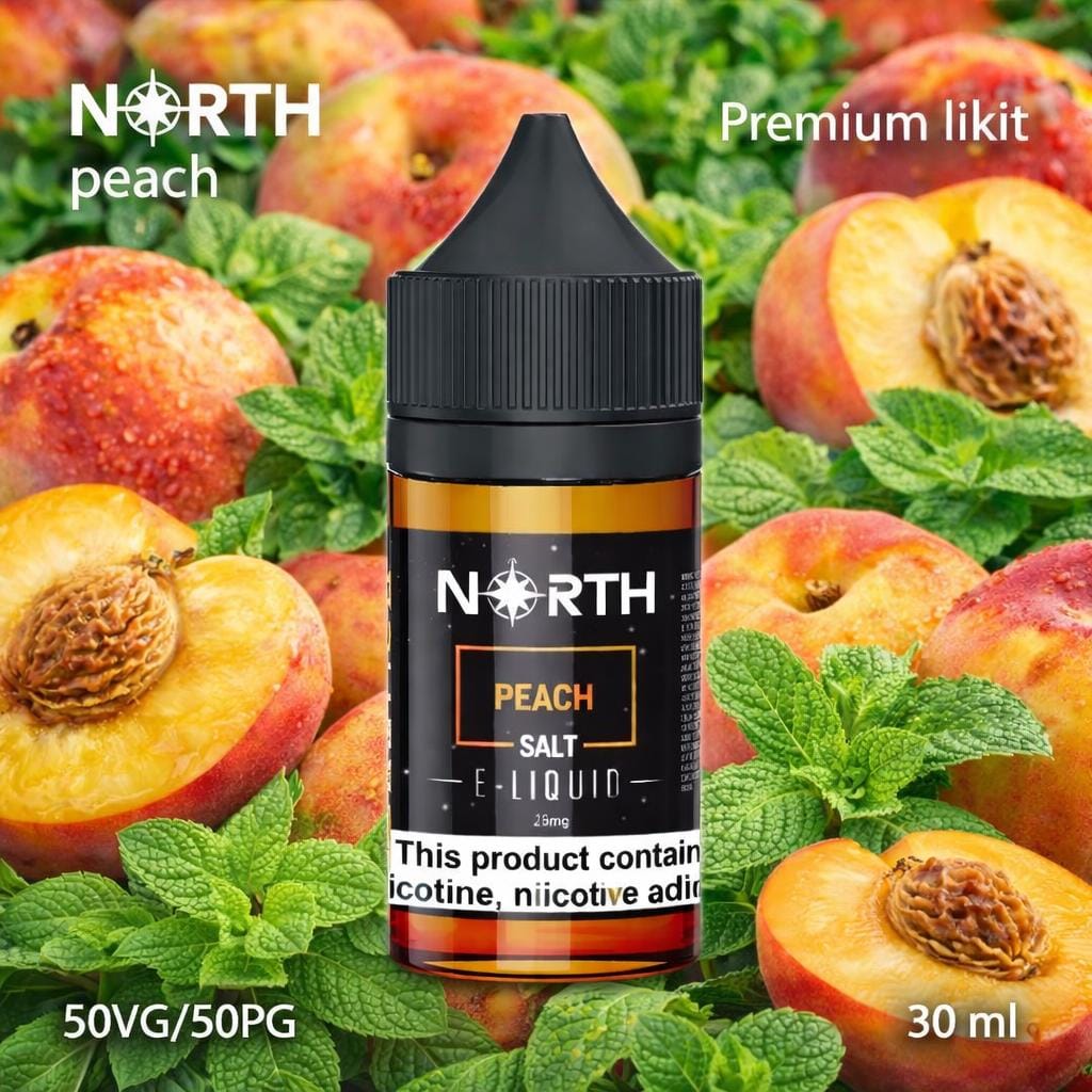 North-Peach-Salt-Likit.jpeg North Peach Salt Likit - Görsel 1
