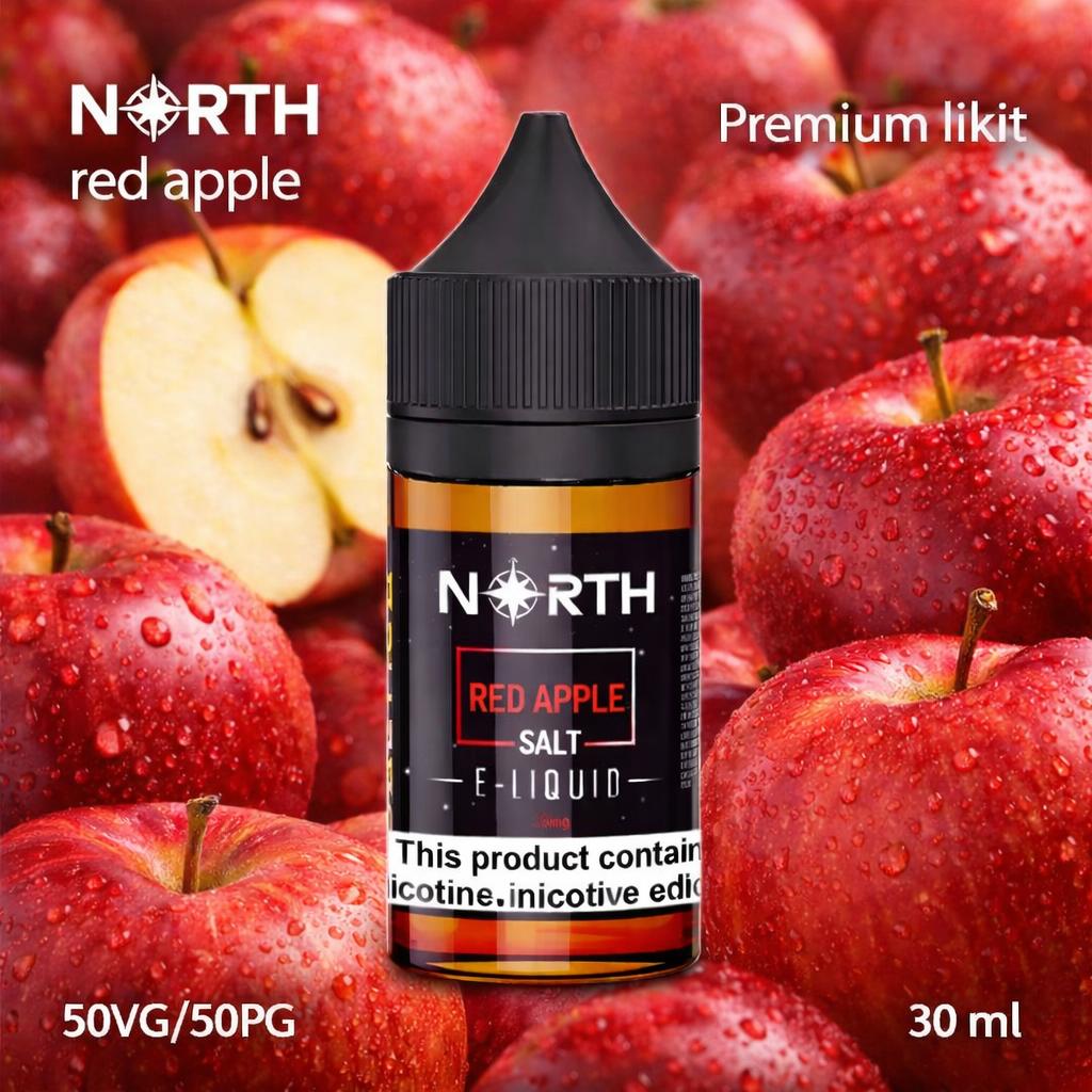 North-Red-Apple-Salt-Likit.jpeg North Red Apple Salt Likit - Görsel 1