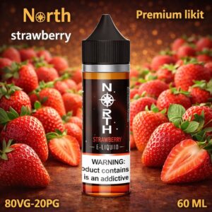 North Strawberry Likit 60ml - 6 mg