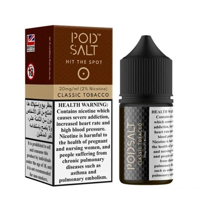 Pod-Salt-Classic-Tobacco-Likit-4.webp Pod Salt Classic Tobacco Likit - Görsel 1