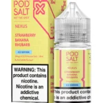Pod Salt Strawberry Banana Rhubarb Ice
