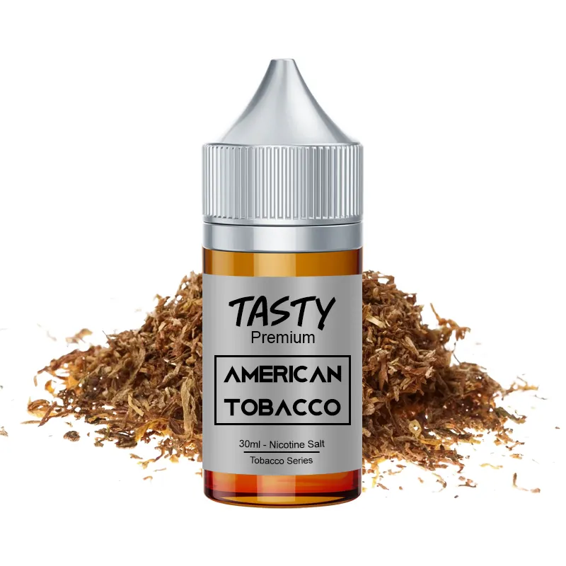 Tasty-Amerikan-Tobacco-Salt-Likit-3.webp Tasty American Tobacco Salt Likit - Görsel 1