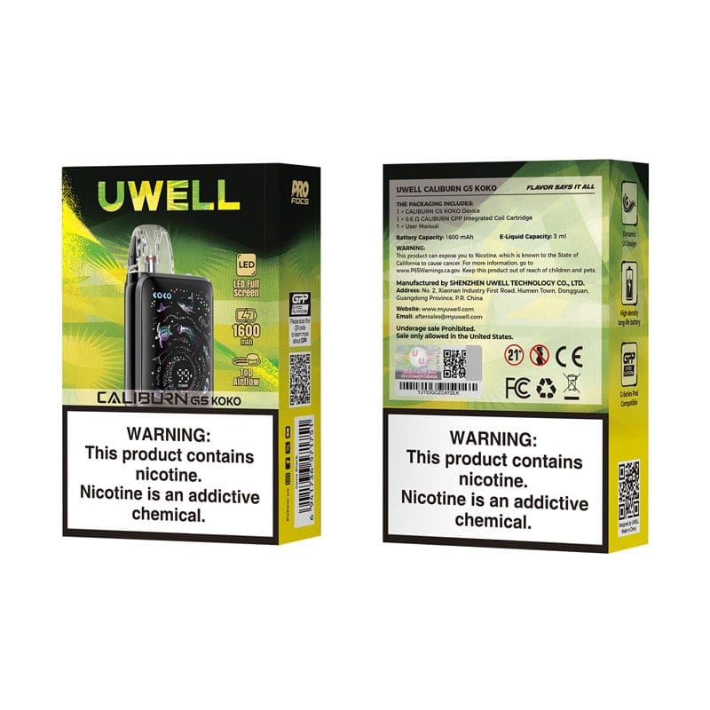 Uwell-Caliburn-G5-Koko-Pod.jpg Uwell Caliburn G5 Koko Pod - Görsel 1