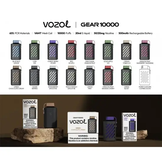 Vozol Gear 10000 Double Apple Çeşitleri