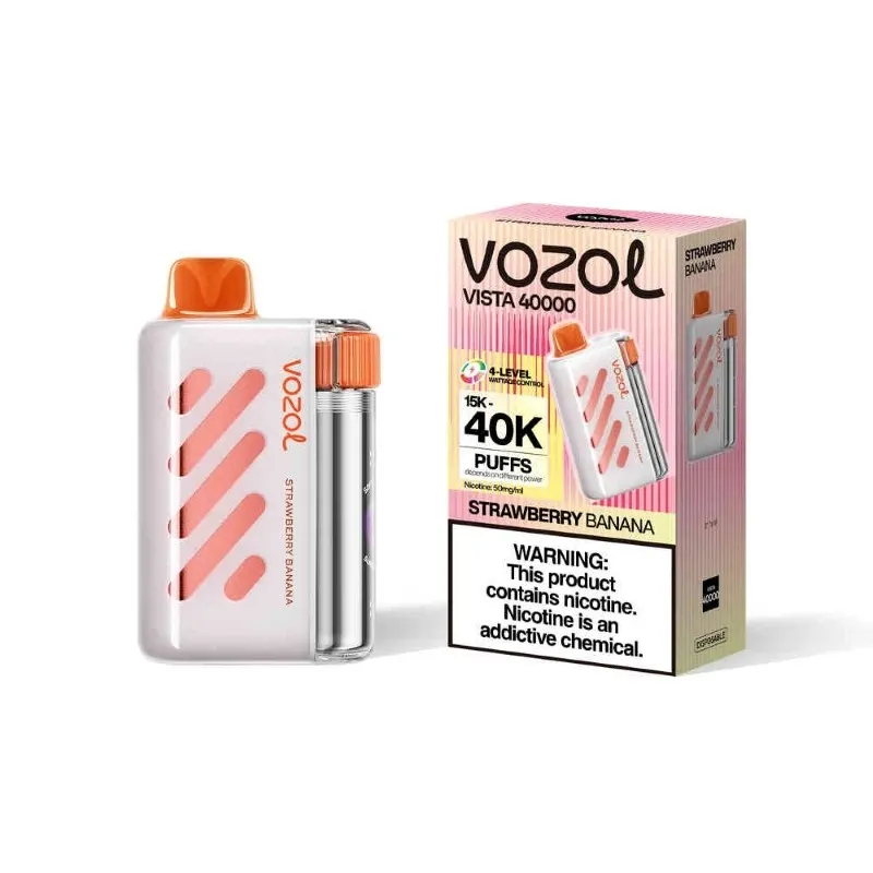 Vozol-Vista-40000-Strawberry-Banana-2.webp Vozol Vista 40000 Strawberry Banana - Görsel 1
