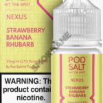 Pod Salt Strawberry Banana Rhubarb