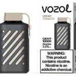 Vozol Gear 10000 Cream Tobacco