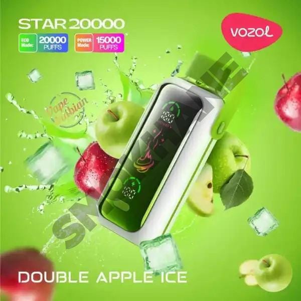 vozol-star-20000-double-apple-ice-1404_17321323431-1000.jpeg Vozol Star 20000 DOUBLE APPLE ICE - Görsel 1